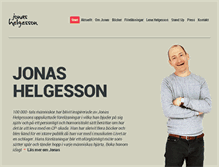 Tablet Screenshot of jonashelgesson.se